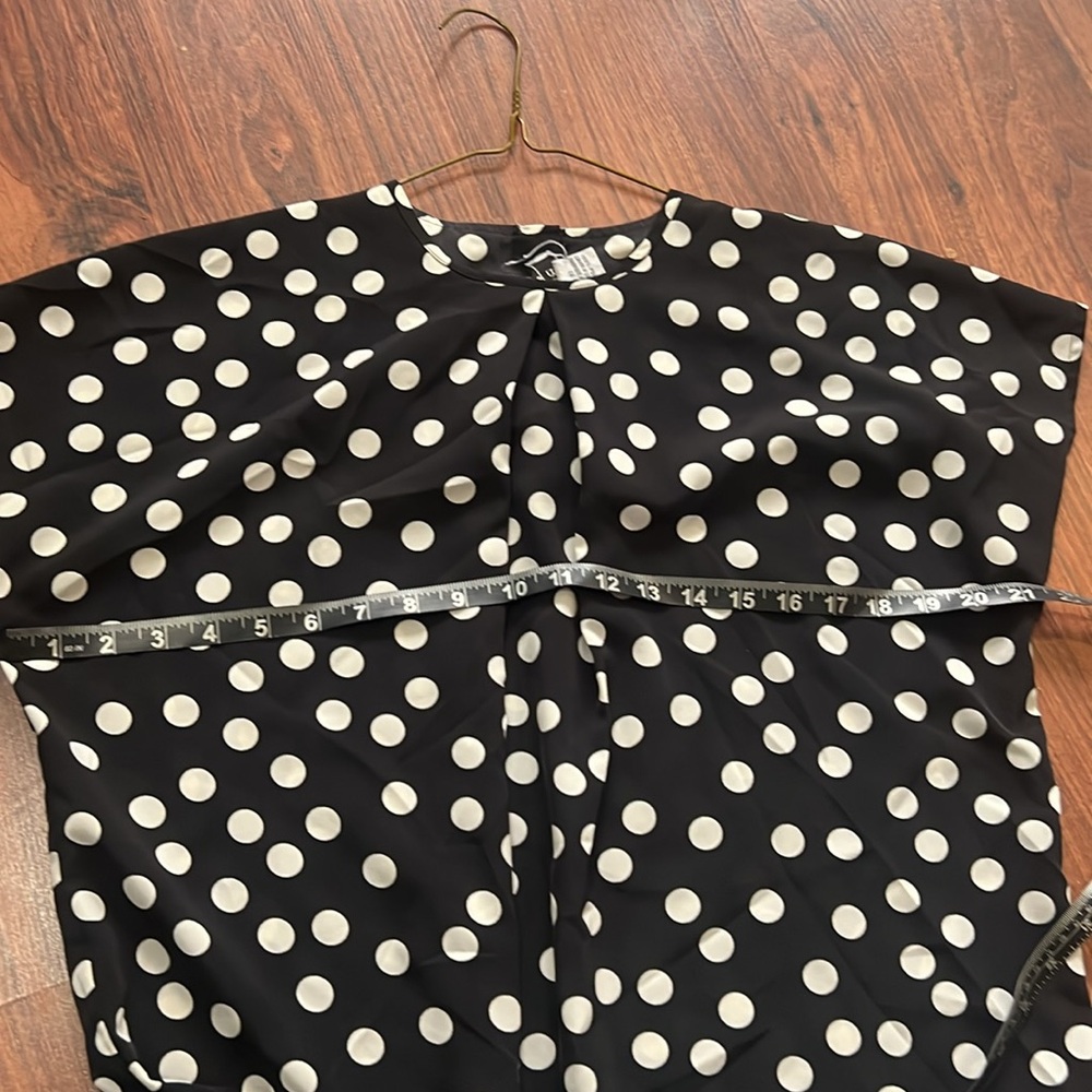 Vintage polkadot top size 10 - Picture 4 of 5
